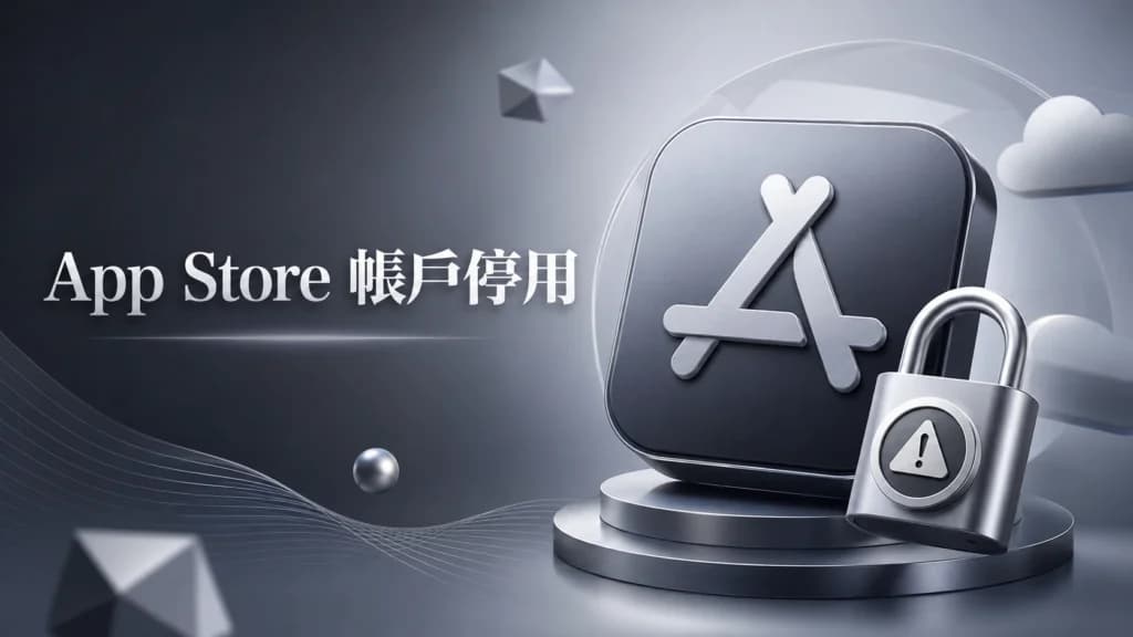 App Store 帳戶已被停用警示圖示
