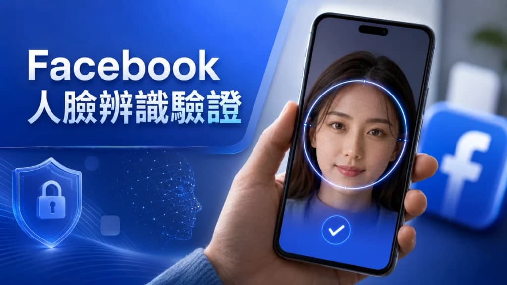 Facebook 282 人臉辨識驗證關卡介面示意圖